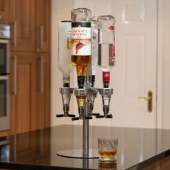 #Winning - 4 Bottle Bar Butler - Rotary - Dispenser - Stand