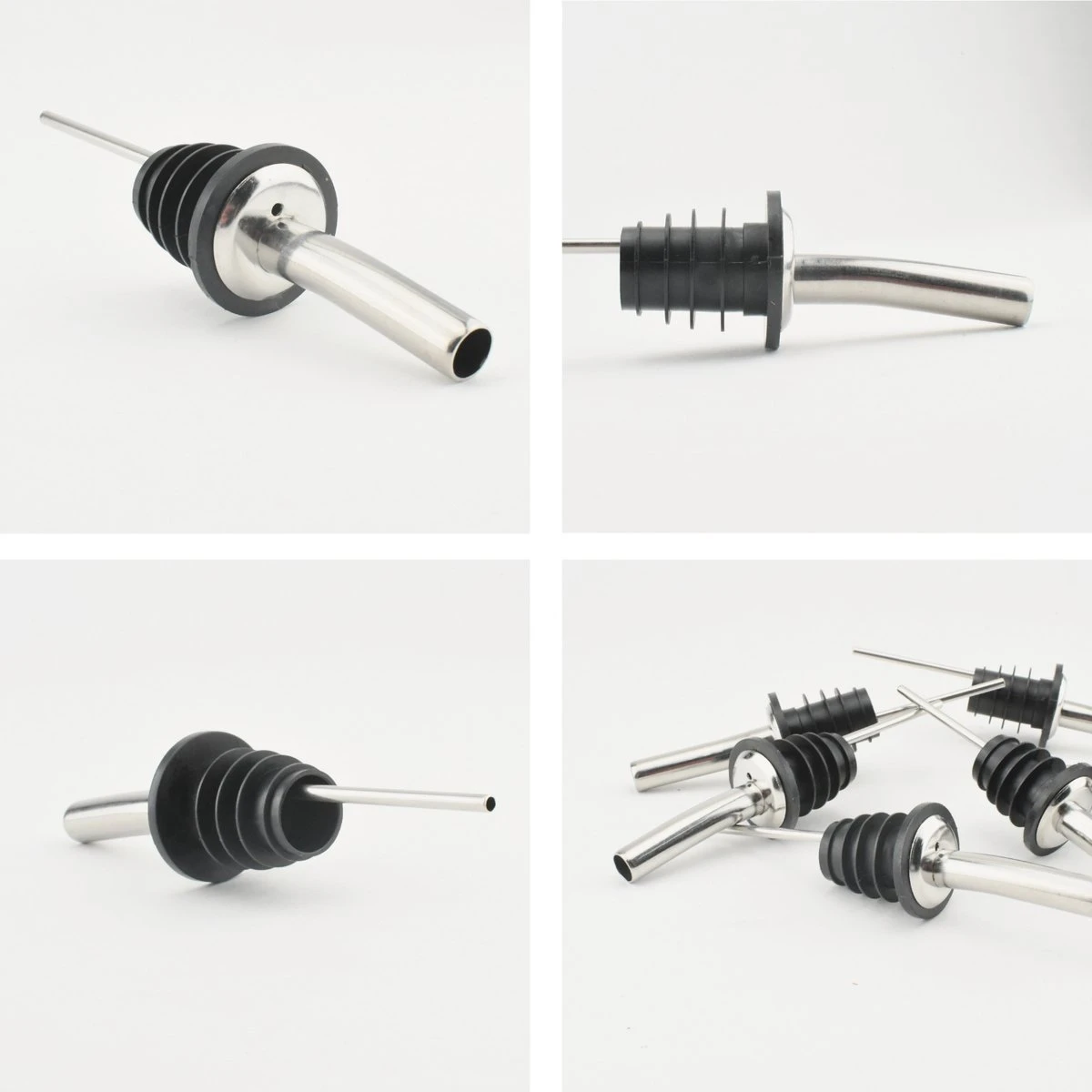 Veluw Boisson Verseur Boisson - Becs Verseurs Professionnels - Bouchon Verseur En Acier Inoxydable à Débit Rapide (6 Pièces) 6 Veluw Boisson Verseur Boisson - Becs Verseurs Professionnels - Bouchon Verseur En Acier Inoxydable à Débit Rapide (6 Pièces) – Image 6