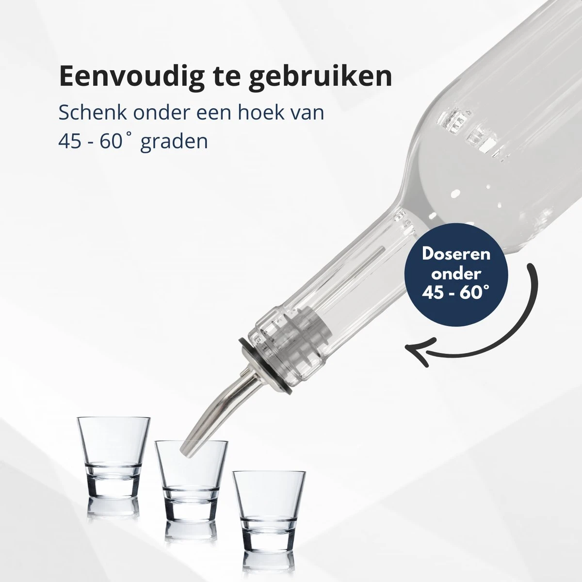 Veluw Boisson Verseur Pour Boissons - Becs Verseurs Professionnels - Bouchon Verseur En Acier Inoxydable à Débit Lent (4 Pièces) 3 Veluw Boisson Verseur Pour Boissons - Becs Verseurs Professionnels - Bouchon Verseur En Acier Inoxydable à Débit Lent (4 Pièces) – Image 3