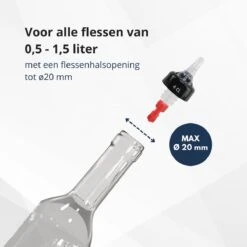 Veluw Bullet Measure Verser 4 Cl - Boisson Professionnel Pour Boissons - Rouge - Set De 2 -Cuisine Fournitures Magasin 1200x1200 1848