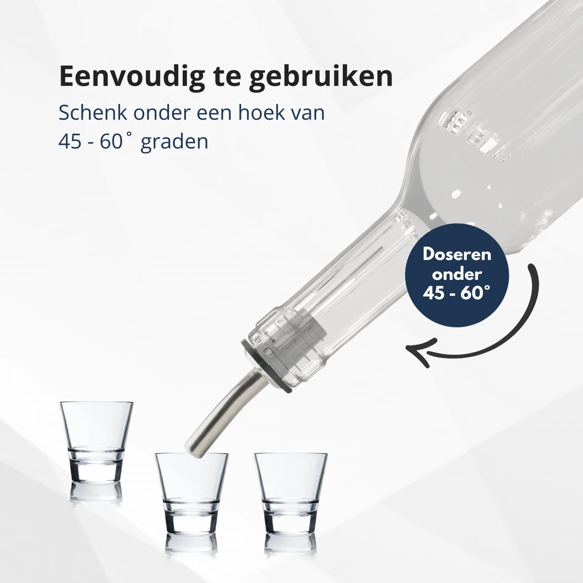 Veluw Boisson Verseur Boisson - Becs Verseurs Professionnels - Bouchon Verseur En Acier Inoxydable à Débit Rapide (2 Pièces) 4 Veluw Boisson Verseur Boisson - Becs Verseurs Professionnels - Bouchon Verseur En Acier Inoxydable à Débit Rapide (2 Pièces) – Image 4