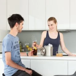 Relaxdays - Seau à Glace Avec Pince Et Couvercle 2 Litres - Seau à Glace Argenté - Acier Inoxydable -Cuisine Fournitures Magasin 1200x1200 1889