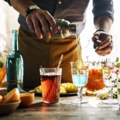 Relaxdays 2x Set à Cocktail 5 Pièces - Set De Bar Avec Shaker - Mixeur De Bar - Set De Shaker à Cocktail - Acier Inoxydable -Cuisine Fournitures Magasin 1200x1200 1934