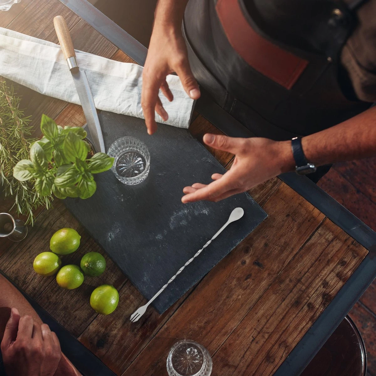 Relaxdays Pilon à Cocktail Et Cuillère De Bar - Pilon - Cuillère à Cocktail - 26 Cm - Goût Neutre 8 Relaxdays Pilon à Cocktail Et Cuillère De Bar - Pilon - Cuillère à Cocktail - 26 Cm - Goût Neutre – Image 8