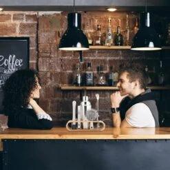 Relaxdays Cocktail Set 11-piece - Cocktail Shaker Set - With Bamboo Stand - Inox -Cuisine Fournitures Magasin 1200x1200 2011