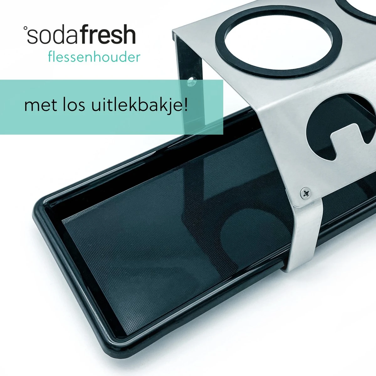 Sodafresh - Porte-bouteille Et égouttoir Haut De Gamme Pour Toutes Les Bouteilles Sodastream - 100 % Acier Inoxydable 9 Sodafresh - Porte-bouteille Et égouttoir Haut De Gamme Pour Toutes Les Bouteilles Sodastream - 100 % Acier Inoxydable – Image 9