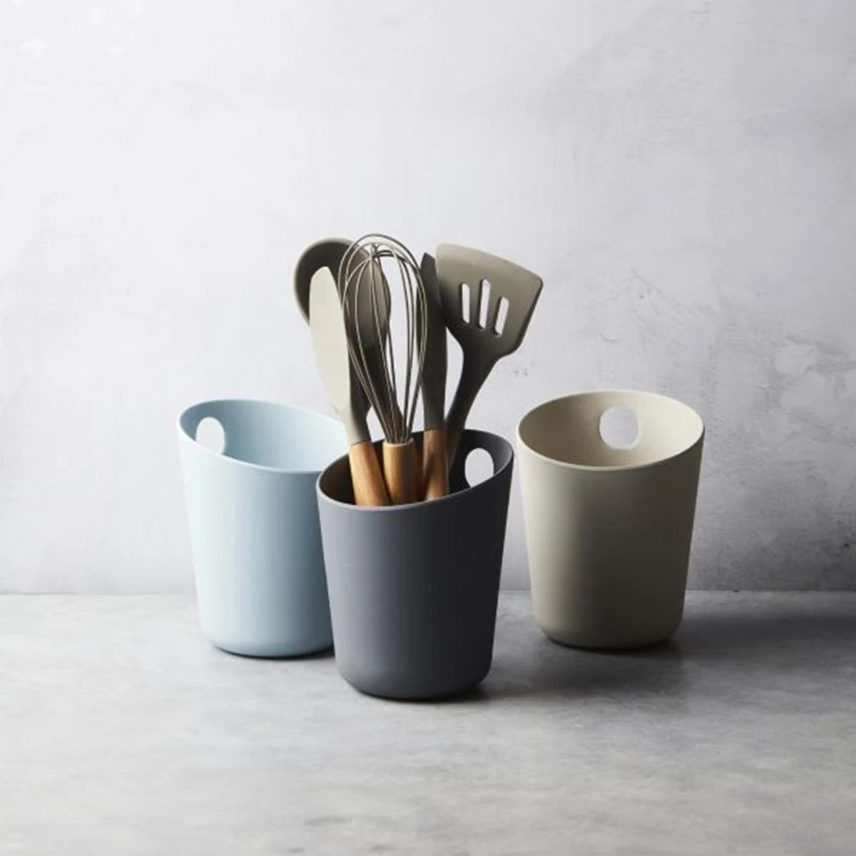 POINT-VIRGULE - Ustensiles De Cuisine - Porte-ustensiles De Cuisine Mist Blauw 2 POINT-VIRGULE - Ustensiles De Cuisine - Porte-ustensiles De Cuisine Mist Blauw – Image 2