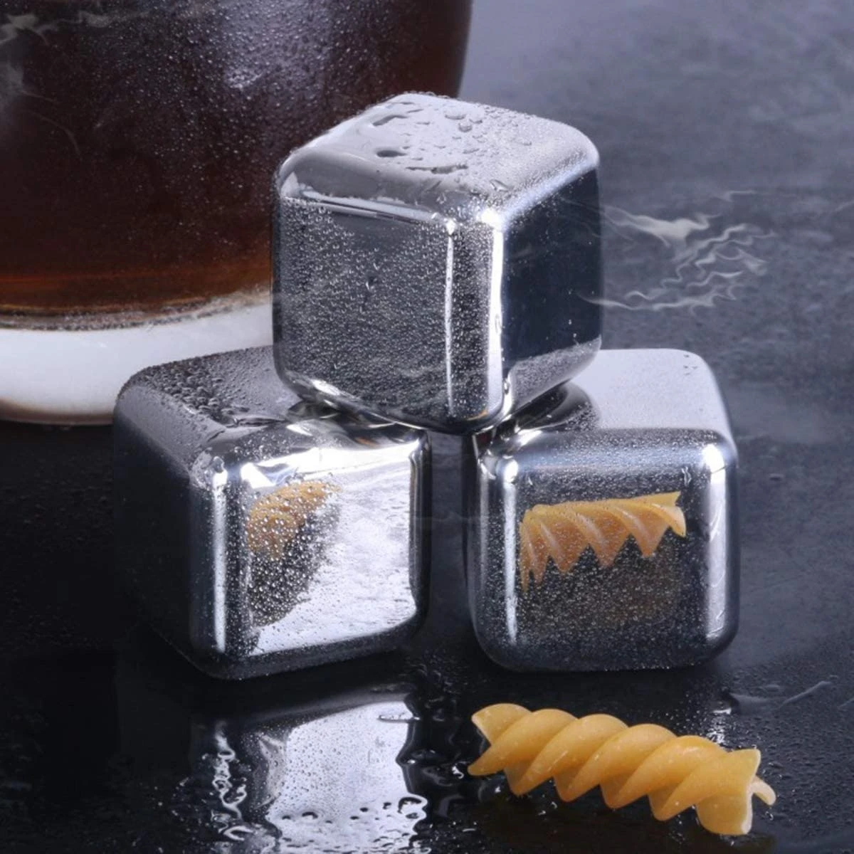 Set De Pierres à Whisky (8 Pièces) Incl. Pinces - Glaçons Réutilisables - Glaçons Avec Pince 8 Pièces 4 Set De Pierres à Whisky (8 Pièces) Incl. Pinces - Glaçons Réutilisables - Glaçons Avec Pince 8 Pièces – Image 4