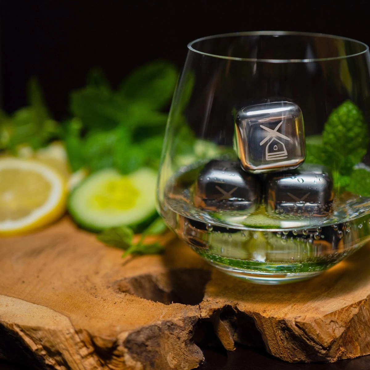 Glaçons En Acier Inoxydable - Whisky Stones Whisky Boîte-cadeau Réutilisable 8 Pièces 6 Glaçons En Acier Inoxydable - Whisky Stones Whisky Boîte-cadeau Réutilisable 8 Pièces – Image 6