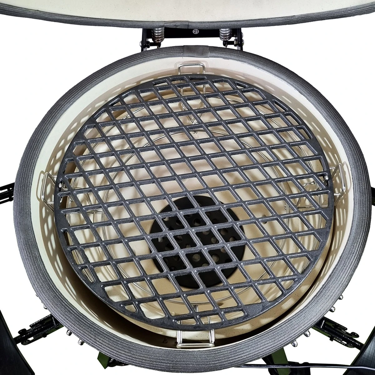 Grille En Fonte - Diamant / Nid D'Abeille - Grand Kamado 21″ - Accessoires De Vêtements Pour Bébé De BBQ 3 Grille En Fonte - Diamant / Nid D'Abeille - Grand Kamado 21″ - Accessoires De Vêtements Pour Bébé De BBQ – Image 3