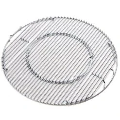 Système De Barbecue - Grille De Gril En Acier Inoxydable Pour Barbecue De 57 Cm + Grille De Cuisson En Fonte. Convient, Entre Autres, à Tous Les Barbecues Avec Bouilloire Weber De 57 Cm -Cuisine Fournitures Magasin 1200x1200 2196