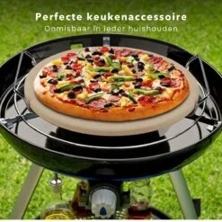 Pierre à Pizza Cheqo® - Pierre à Pizza - Pierre à Four - Pierre à Pizza - Pierre à BBQ - Pierre à Pizza Pour BBQ Et Four - Pierre à Pain - Avec Grille En Métal - ø33cm 7 Pierre à Pizza Cheqo® - Pierre à Pizza - Pierre à Four - Pierre à Pizza - Pierre à BBQ - Pierre à Pizza Pour BBQ Et Four - Pierre à Pain - Avec Grille En Métal - ø33cm -Cuisine Fournitures Magasin 1200x1200 2227