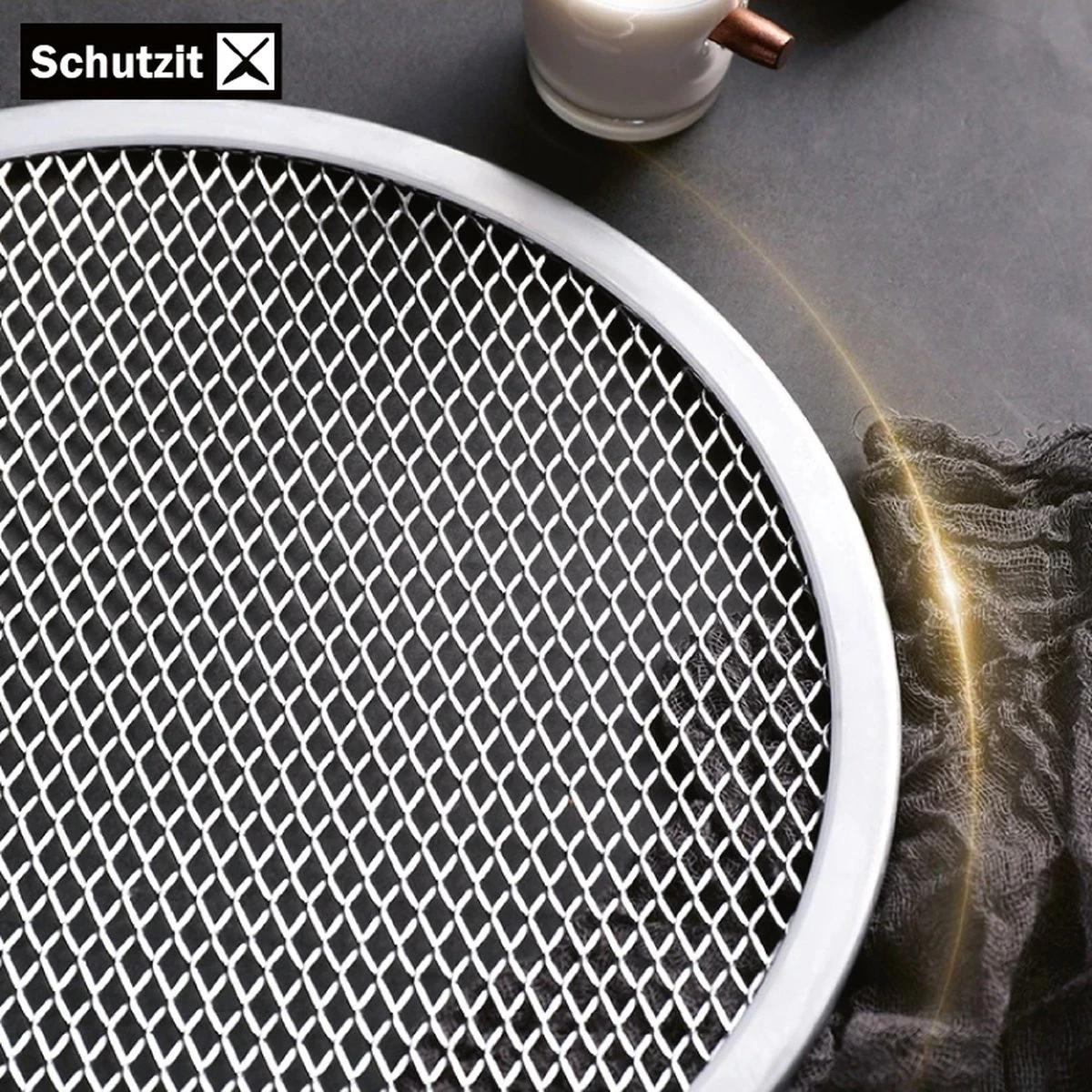 Schutzit - Assiette à Pizza 2 Pièces - 30,5 Cm - Plaque De Cuisson à Pizza - Plaque De Fond En Maille - Forme De Pizza - Plaque à Pizza BBQ 3 Schutzit - Assiette à Pizza 2 Pièces - 30,5 Cm - Plaque De Cuisson à Pizza - Plaque De Fond En Maille - Forme De Pizza - Plaque à Pizza BBQ – Image 3