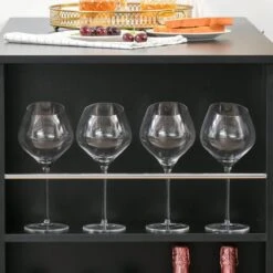 HOMCOM Table De Bar, Bureau, Table De Cuisine Avec 3 étagères, Aggloméré Noir 835-390 34 HOMCOM Table De Bar, Bureau, Table De Cuisine Avec 3 étagères, Aggloméré Noir 835-390 -Cuisine Fournitures Magasin 1200x1200 2274