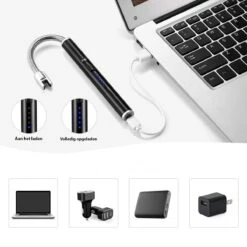 Briquet électrique Long Rechargeable Pliable - Briquet Pliable - Briquet Plasma Durable - Comprend Un Emballage Cadeau - BBQ - Bougies 9 Briquet électrique Long Rechargeable Pliable - Briquet Pliable - Briquet Plasma Durable - Comprend Un Emballage Cadeau - BBQ - Bougies -Cuisine Fournitures Magasin 1200x1200 2324