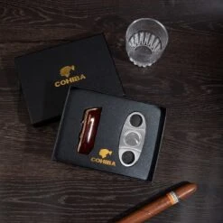 Allume-cigare Et Coupe-cigare Cohiba En Rouge - Allume-flamme Jet Avec Perceuse Et Coupe-cigare Dans Une Boîte Cadeau De Luxe 14 Allume-cigare Et Coupe-cigare Cohiba En Rouge - Allume-flamme Jet Avec Perceuse Et Coupe-cigare Dans Une Boîte Cadeau De Luxe -Cuisine Fournitures Magasin 1200x1200 2344