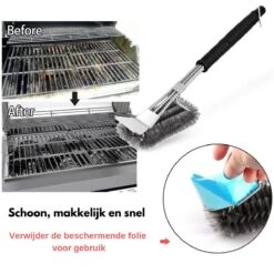 Gohh Brosse Pour Barbecue Avec Grattoir - Brosse De Nettoyage - Grattoir Pour Barbecue Avec Sac De Rangement Pratique 2 En 1 -Cuisine Fournitures Magasin 1200x1200 2433