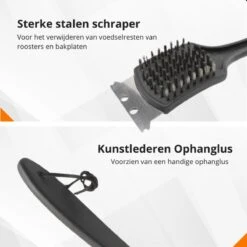 Veluw BBQ Brush With Scraper - Brosse Pour Gril / Brosse En Acier - 70x310x (H) 85mm 9 Veluw BBQ Brush With Scraper - Brosse Pour Gril / Brosse En Acier - 70x310x (H) 85mm -Cuisine Fournitures Magasin 1200x1200 2456