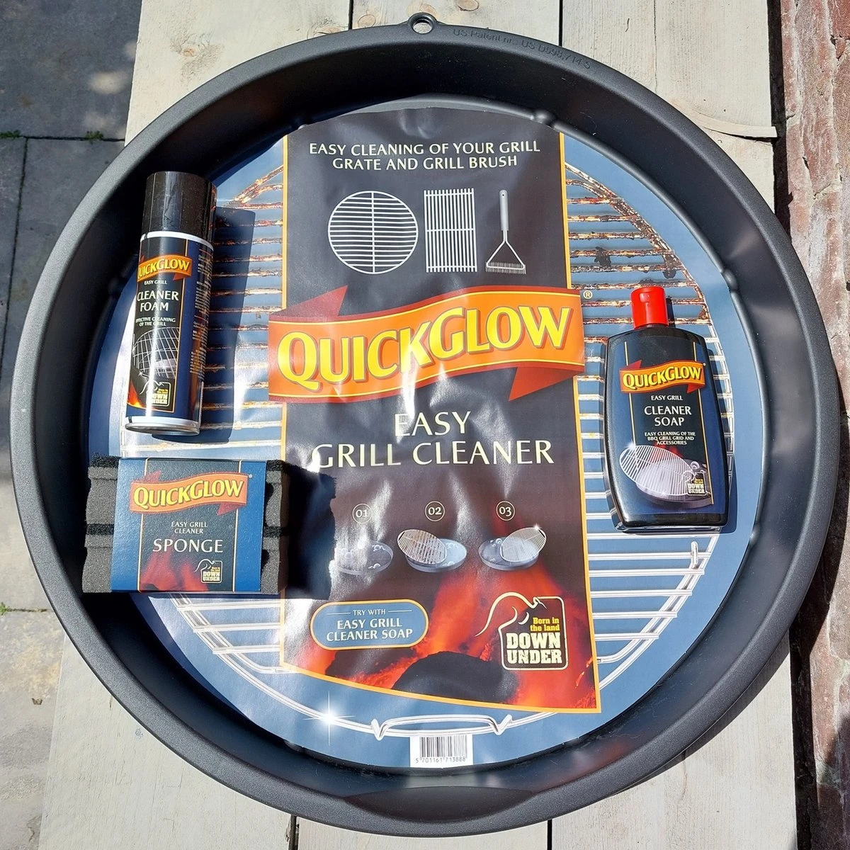 MARBER PRODUCTS - Kit De Nettoyage BBQ 4-XL : GRILL WASH XL + Savon Cleaner + Mousse Cleaner + Éponges Grill - Pour Grilles Jusqu'à 58 Cm 4 MARBER PRODUCTS - Kit De Nettoyage BBQ 4-XL : GRILL WASH XL + Savon Cleaner + Mousse Cleaner + Éponges Grill - Pour Grilles Jusqu'à 58 Cm – Image 4