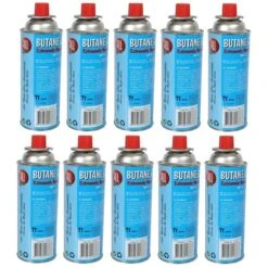 10x Bouteilles De Gaz De Cuisinière Gaz Butane - 10 Pièces à 227 Grammes - Recharge De Gaz