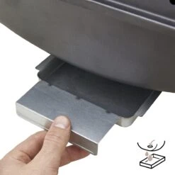 NATERIAL - Grill électrique HYPERION - 2200W - 8 Personnes - H. 49 Cm X L. 76,5 Cm X L. 43 Cm - Acier - Zwart - BBQ Grill électrique - Balcon Grill électrique -Cuisine Fournitures Magasin 1200x1200 249