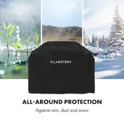 Housse De Barbecue Klarstein Tomahawk - Housse De Barbecue - 30 % Polyester / 70 % PVC - Résistant à L'eau - 148 X 101 X 62 Cm (LxHxP) -Cuisine Fournitures Magasin 1200x1200 2498