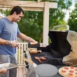 Relaxdays BBQ Pierre à Pizza - Pelle à Pizza - Cloche - Four à Pizza Barbecue - Thermomètre - 33 Cm -Cuisine Fournitures Magasin 1200x1200 2526