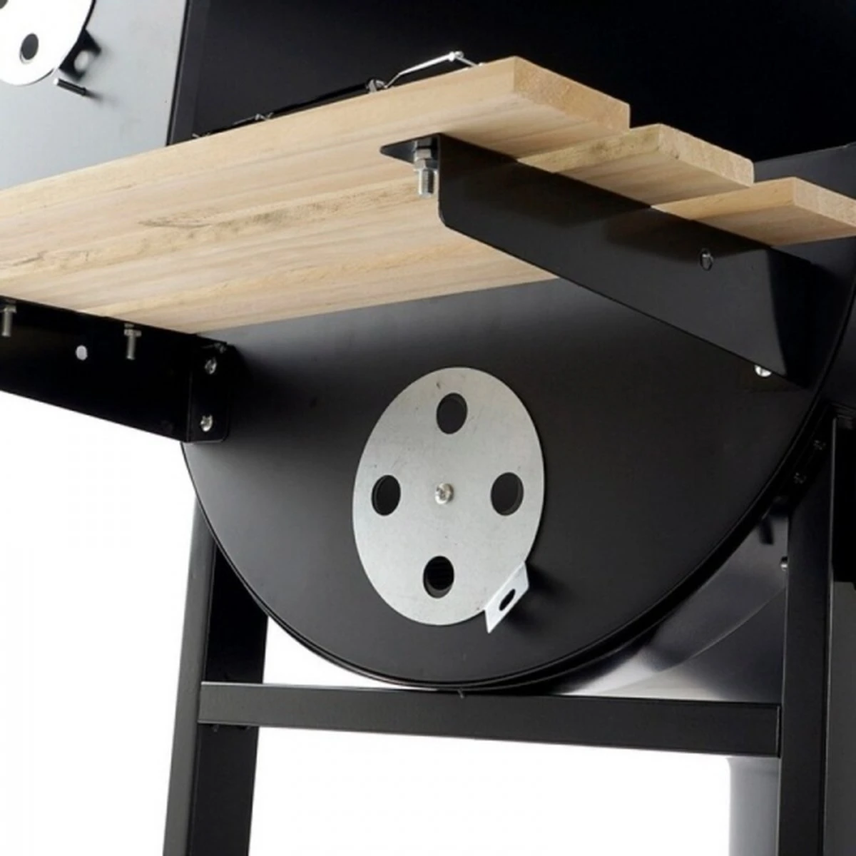 BaseCore® - Barbecue - Charbon De Bois Bbq - BBQ - Avec Roues Robustes - Forme Cylindrique - Haute Qualité - Avec Couvercle, Base Et Tables D'Appoint - Groot Surface De Grille - Acier Zwart 5 BaseCore® - Barbecue - Charbon De Bois Bbq - BBQ - Avec Roues Robustes - Forme Cylindrique - Haute Qualité - Avec Couvercle, Base Et Tables D'Appoint - Groot Surface De Grille - Acier Zwart – Image 5