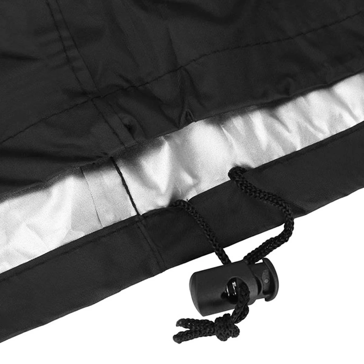 Housse De Barbecue QUVIO - Housse De Protection Pour BBQ - Housse - Housse - Accessoires De BBQ - Rectangle - Imperméable - Zwart - 80 X 60 X 100 Cm 2 Housse De Barbecue QUVIO - Housse De Protection Pour BBQ - Housse - Housse - Accessoires De BBQ - Rectangle - Imperméable - Zwart - 80 X 60 X 100 Cm – Image 2