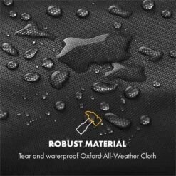 Housse De Protection De Klarstein De Bœuf Klarstein , Housse De Barbecue, Résistant Aux Intempéries, Surface Lavable, Toile Oxford Noire -Cuisine Fournitures Magasin 1200x1200 2548