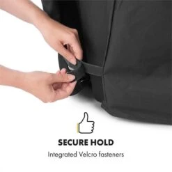 Housse De Protection De Klarstein De Bœuf Klarstein , Housse De Barbecue, Résistant Aux Intempéries, Surface Lavable, Toile Oxford Noire -Cuisine Fournitures Magasin 1200x1200 2549