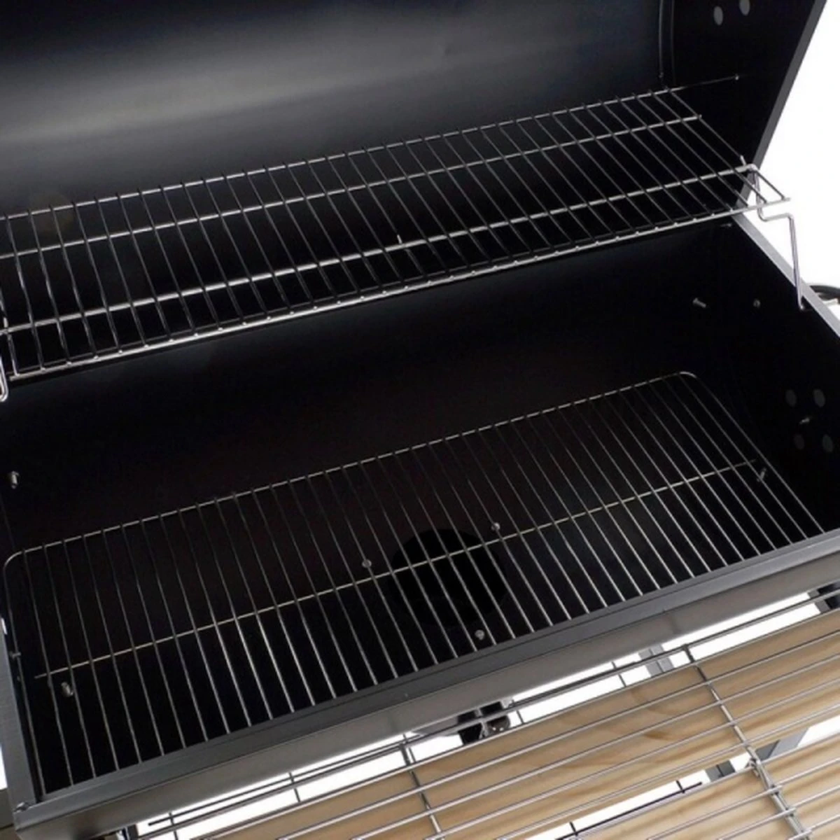 BaseCore® - Barbecue - Charbon De Bois Bbq - BBQ - Avec Roues Robustes - Forme Cylindrique - Haute Qualité - Avec Couvercle, Base Et Tables D'Appoint - Groot Surface De Grille - Acier Zwart 8 BaseCore® - Barbecue - Charbon De Bois Bbq - BBQ - Avec Roues Robustes - Forme Cylindrique - Haute Qualité - Avec Couvercle, Base Et Tables D'Appoint - Groot Surface De Grille - Acier Zwart – Image 8