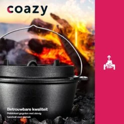 Grillas Coazy 7.3L | Four Néerlandais | Poêle à BBQ En Fonte Avec Couvercle | Barbecue Petromax | Poêle à Frire | -Cuisine Fournitures Magasin 1200x1200 2562