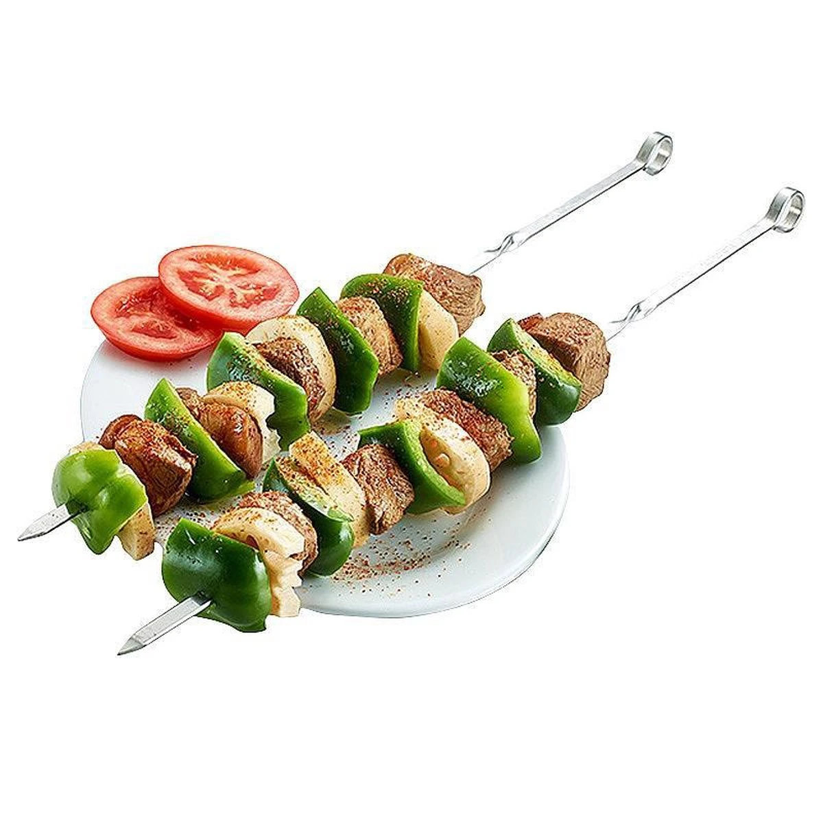 Brochettes De Barbecue – Barbecue Plat/Kebab/Saté Stylos Ensemble De Brochettes En Métal – Pics à Saté 10 Pièces 3 Brochettes De Barbecue – Barbecue Plat/Kebab/Saté Stylos Ensemble De Brochettes En Métal – Pics à Saté 10 Pièces – Image 3