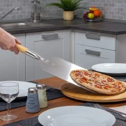 Pelle à Pizza - Spatule à Pizza Ronde - Avec Manche - BBQ Et Four - Qualité Premium -Cuisine Fournitures Magasin 1200x1200 2585