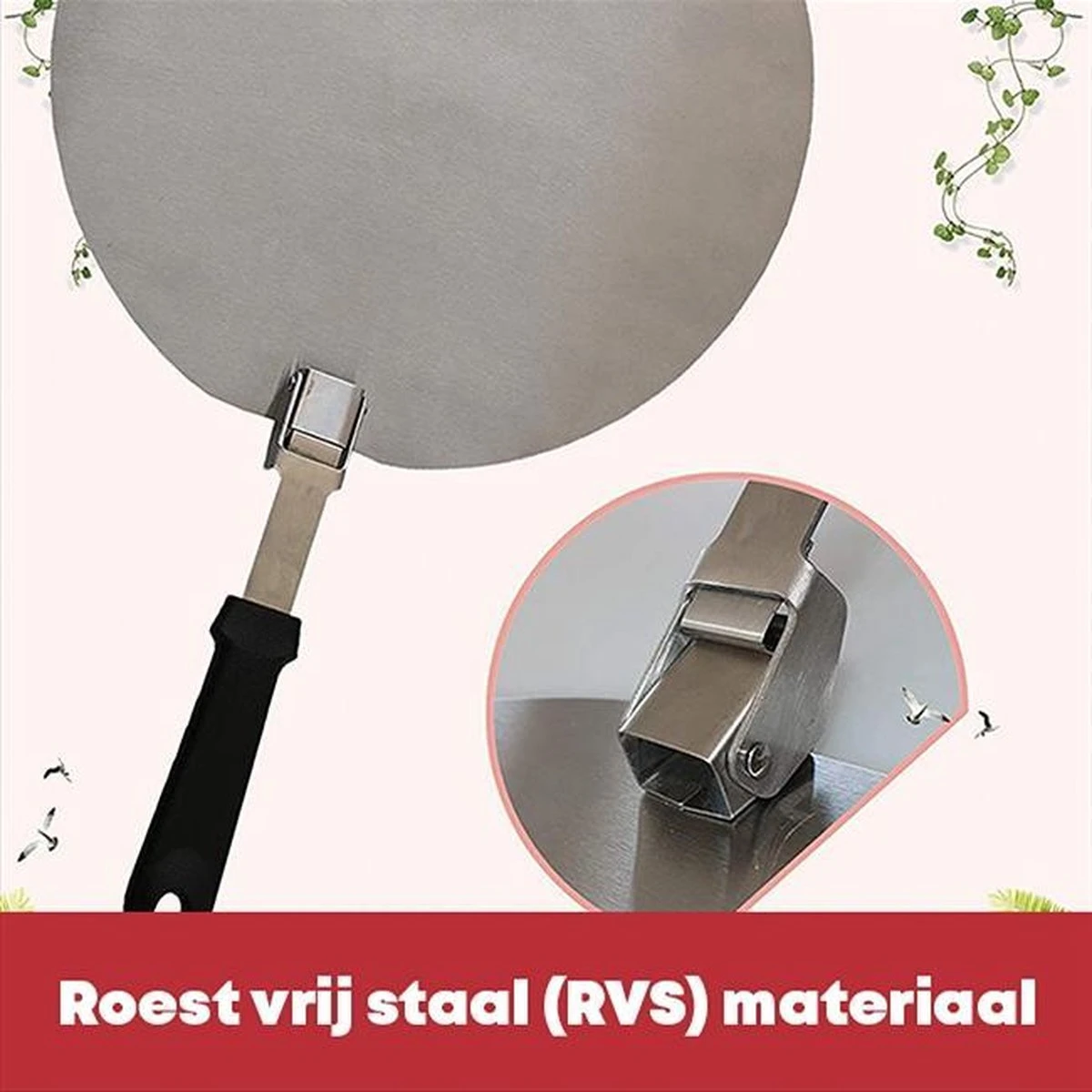 YUGN Pelle à Pizza Spatule à Pizza - Pelle à Pizza Pour BBQ Et Pelle à Pizza Pour Four - Pelle à Pizza 30 Cm Et En Acier Inoxydable - Idéale également Comme Cuillère à Gâteau 4 YUGN Pelle à Pizza Spatule à Pizza - Pelle à Pizza Pour BBQ Et Pelle à Pizza Pour Four - Pelle à Pizza 30 Cm Et En Acier Inoxydable - Idéale également Comme Cuillère à Gâteau – Image 4