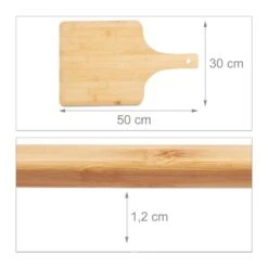 Pelle à Pizza Relaxdays XL Bambou - étagère à Pizza 50 Cm - Cuillère à Pain - Spatule à Pizza Manche Bois -Cuisine Fournitures Magasin 1200x1200 2625