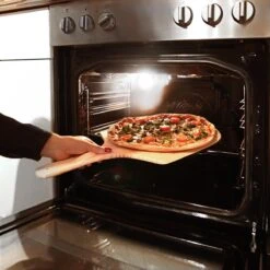 Relaxdays 2 X Pelle à Pizza Bois - Spatule à Pizza - Cuillère à Pain - Cuillère à Pizza - Ronde - Marron -Cuisine Fournitures Magasin 1200x1200 2647