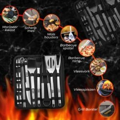 Ensemble D' Outils Pour Barbecue Set - 19 Pièces - Sac De Transport De Luxe Inclus - Accessoires Pour BBQ 13 Ensemble D' Outils Pour Barbecue Set - 19 Pièces - Sac De Transport De Luxe Inclus - Accessoires Pour BBQ -Cuisine Fournitures Magasin 1200x1200 2667
