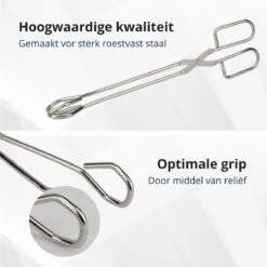 Pince De Service En Acier Inoxydable Veluw - 30 Cm - Pince De Cuisine Professionnelle - Pince à Collation - Pince à BBQ - Pince à Viande 9 Pince De Service En Acier Inoxydable Veluw - 30 Cm - Pince De Cuisine Professionnelle - Pince à Collation - Pince à BBQ - Pince à Viande -Cuisine Fournitures Magasin 1200x1200 2692