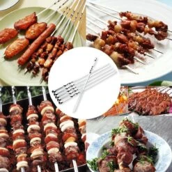 Pointes De Barbecue, Acier Inoxydable, 10 Pièces - BBQ Grill Spies Pics à Brochettes Stylos Brochettes Satay Kebap Kabab Shaslik 6 Pointes De Barbecue, Acier Inoxydable, 10 Pièces - BBQ Grill Spies Pics à Brochettes Stylos Brochettes Satay Kebap Kabab Shaslik -Cuisine Fournitures Magasin 1200x1200 2715
