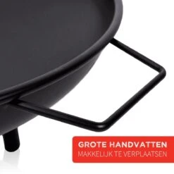 Brasero Pour BBQ - Panier à Feu Extérieur - Cheminée De Patio - Avec Poignées - 60 X 29 CM - Acier - Zwart - Avec Grilles Pour Le BBQ - Barbecue -Cuisine Fournitures Magasin 1200x1200 272