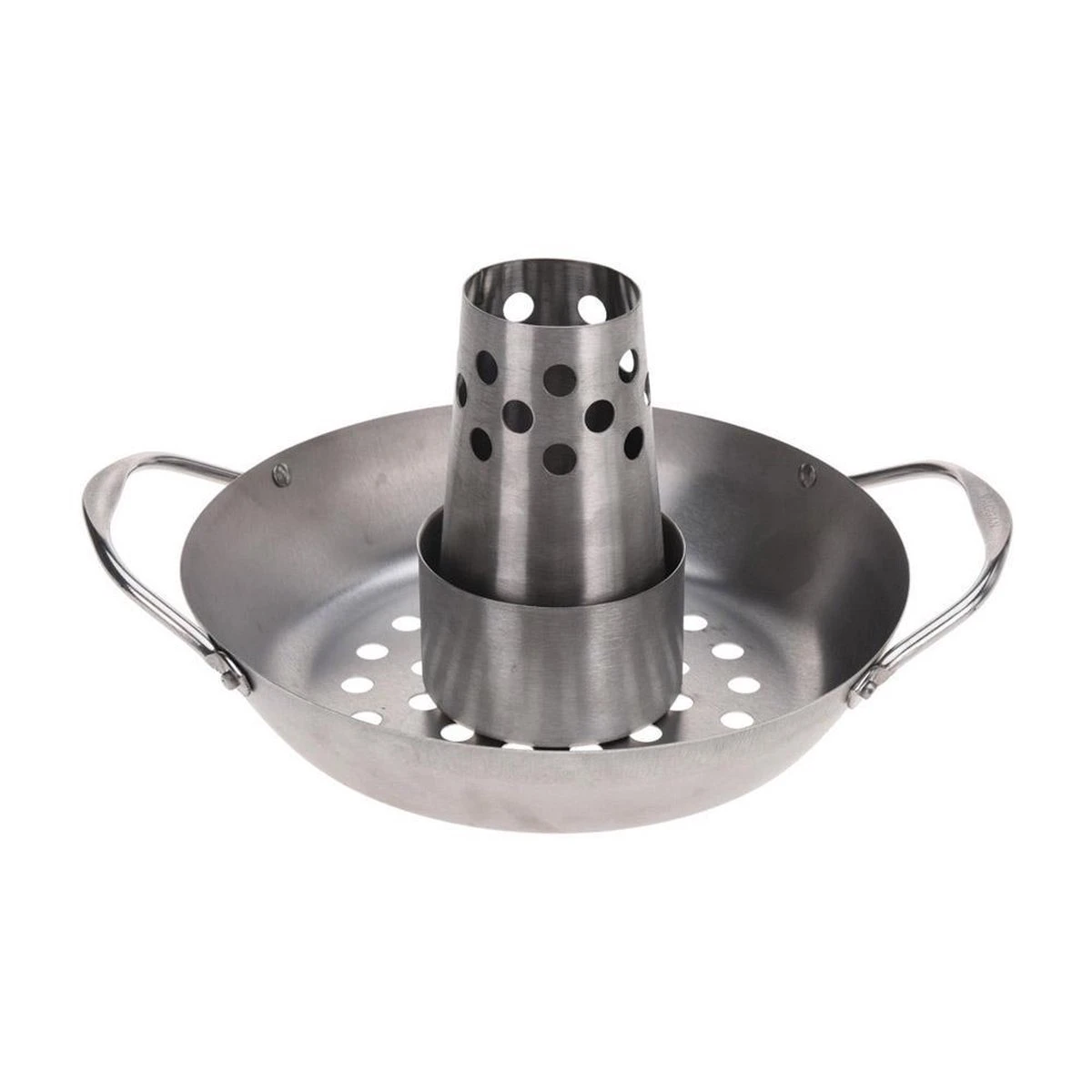 Porte-poulet BBQ ø 20x10cm Bol Liquide Pour Vapeur 7 Porte-poulet BBQ ø 20x10cm Bol Liquide Pour Vapeur – Image 7