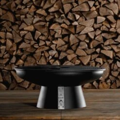 Ahos 850 Barbecue Cheminée Brasero - Anneau De Grill - Y Compris Plancha, Grille De Grille Et Support De Pot - Diamètre 80 Cm - Acier -Cuisine Fournitures Magasin 1200x1200 279