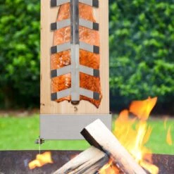 Relaxdays Planche Fumoir Saumon - Lot De 2 - XL - Bois De Cèdre - Planche Saumon - Barbecue - Nature -Cuisine Fournitures Magasin 1200x1200 2820