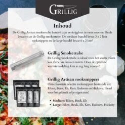 Whimsical - Artisan Medium - Smokertube - 3 Types De Copeaux De Fumée - Bois à Fumer Pour Fumer à Chaud - Chêne - Hêtre - Aulne - 6 Litres -Cuisine Fournitures Magasin 1200x1200 2839