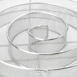 Krumble Smoker Box Round ø20cm Boîte à Fumée Ronde Pour Le Fumage à Froid De La Viande, Du Poisson, Du Fromage Ou D'autres Aliments Dans Le Barbecue Ou Le Fumoir - Acier Inoxydable -Cuisine Fournitures Magasin 1200x1200 2844