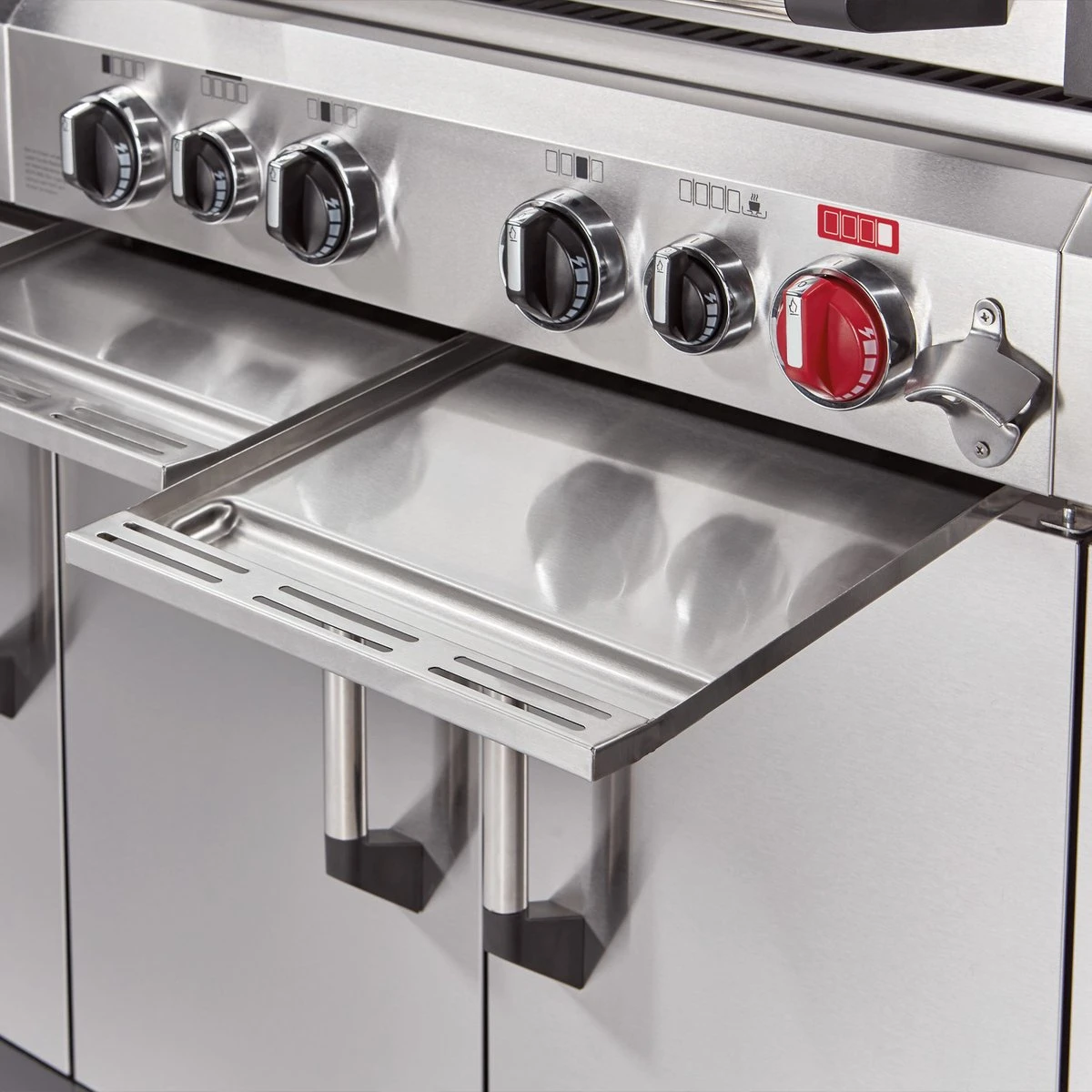 Barbecue à Gaz Enders Kansas II Pro 4 SIK Profi Turbo - 85 Kg - Dimensions 153 × 64 × 118 Cm - 4 Brûleurs Principaux + Brûleur Latéral + Brûleur Arrière 7 Barbecue à Gaz Enders Kansas II Pro 4 SIK Profi Turbo - 85 Kg - Dimensions 153 × 64 × 118 Cm - 4 Brûleurs Principaux + Brûleur Latéral + Brûleur Arrière – Image 7