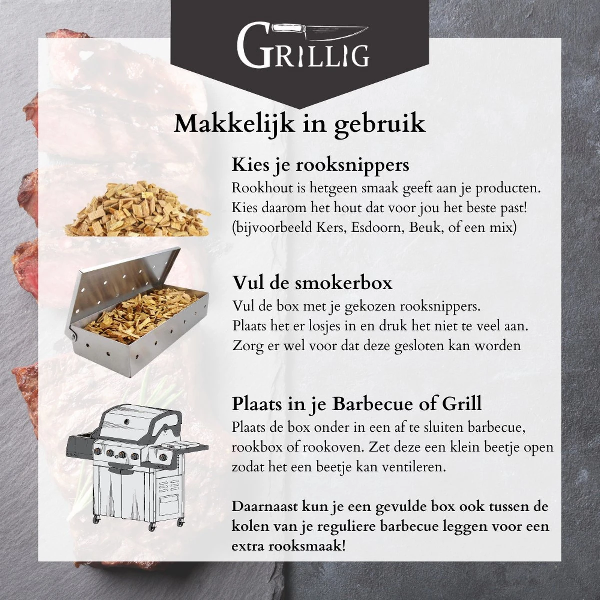 Whimsical - Smokerbox - Pour Fumer à Chaud Viandes - Poissons - Légumes - Noix 2 Whimsical - Smokerbox - Pour Fumer à Chaud Viandes - Poissons - Légumes - Noix – Image 2