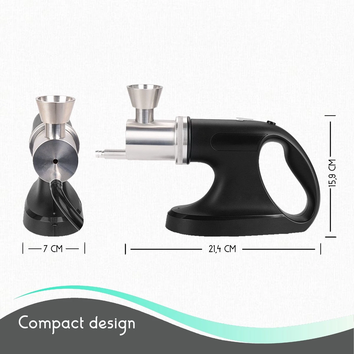 TEN® Pistolet à Fumer Avec Machine à Vide - Fumeur De Nourriture Rechargeable Par USB - Y Compris Copeaux De Bois - Pistolet à Smoking - Appareil à Fumer 2 TEN® Pistolet à Fumer Avec Machine à Vide - Fumeur De Nourriture Rechargeable Par USB - Y Compris Copeaux De Bois - Pistolet à Smoking - Appareil à Fumer – Image 2